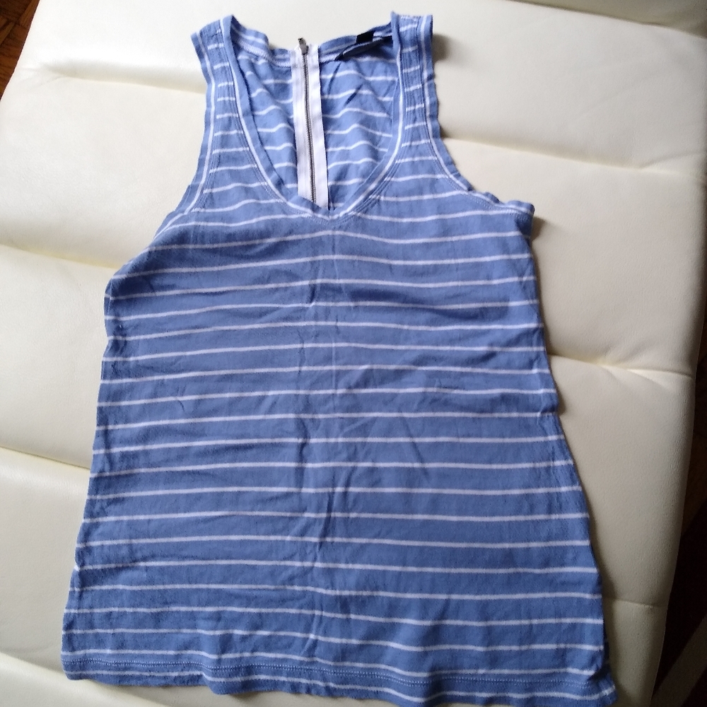 Banana republic striped racer back top